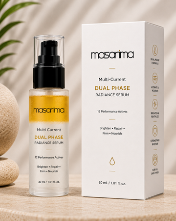 Masarima Multi-Current Dual Phase Radiance Serum With 12 Performance Actives | 30 ml